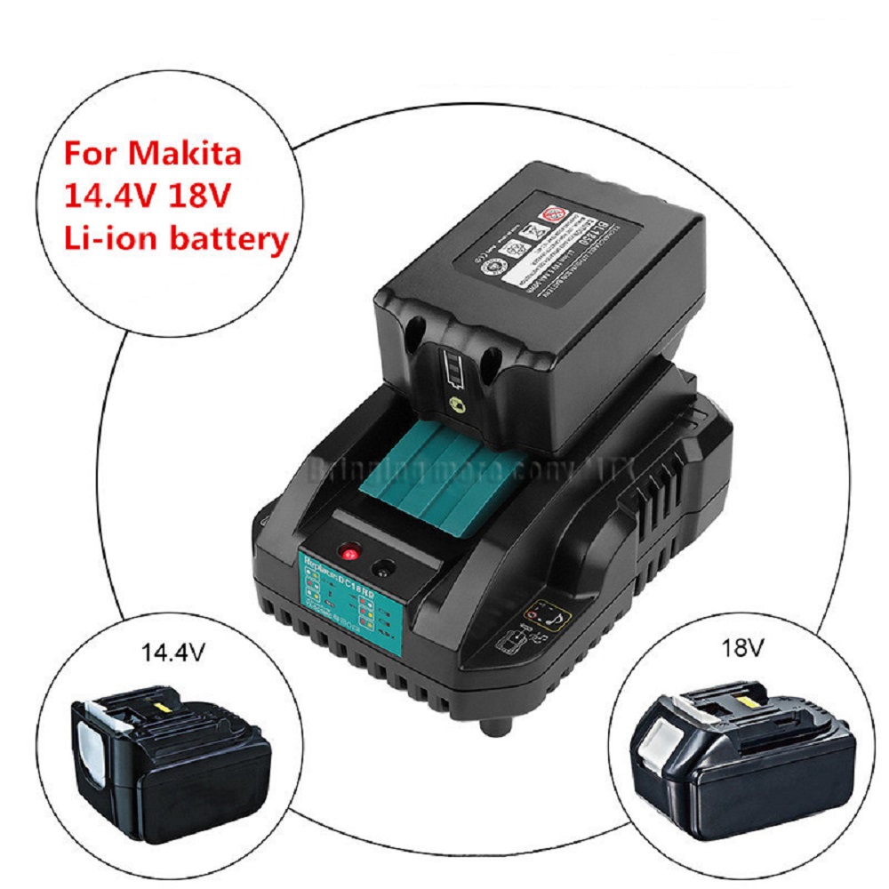 Power Quality Tools - 4A Batterijlader voor Makita 14.4V 18V