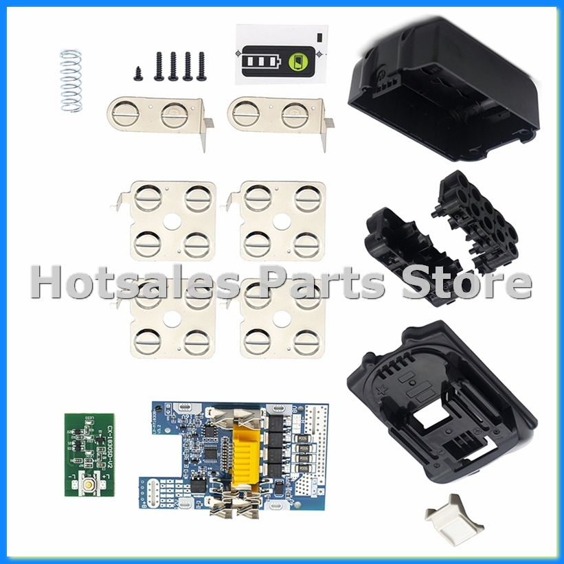 Power Toolbox - Power Tool Lithiumbatterijbehuizing Opbergdoos Bescherming Printplaat