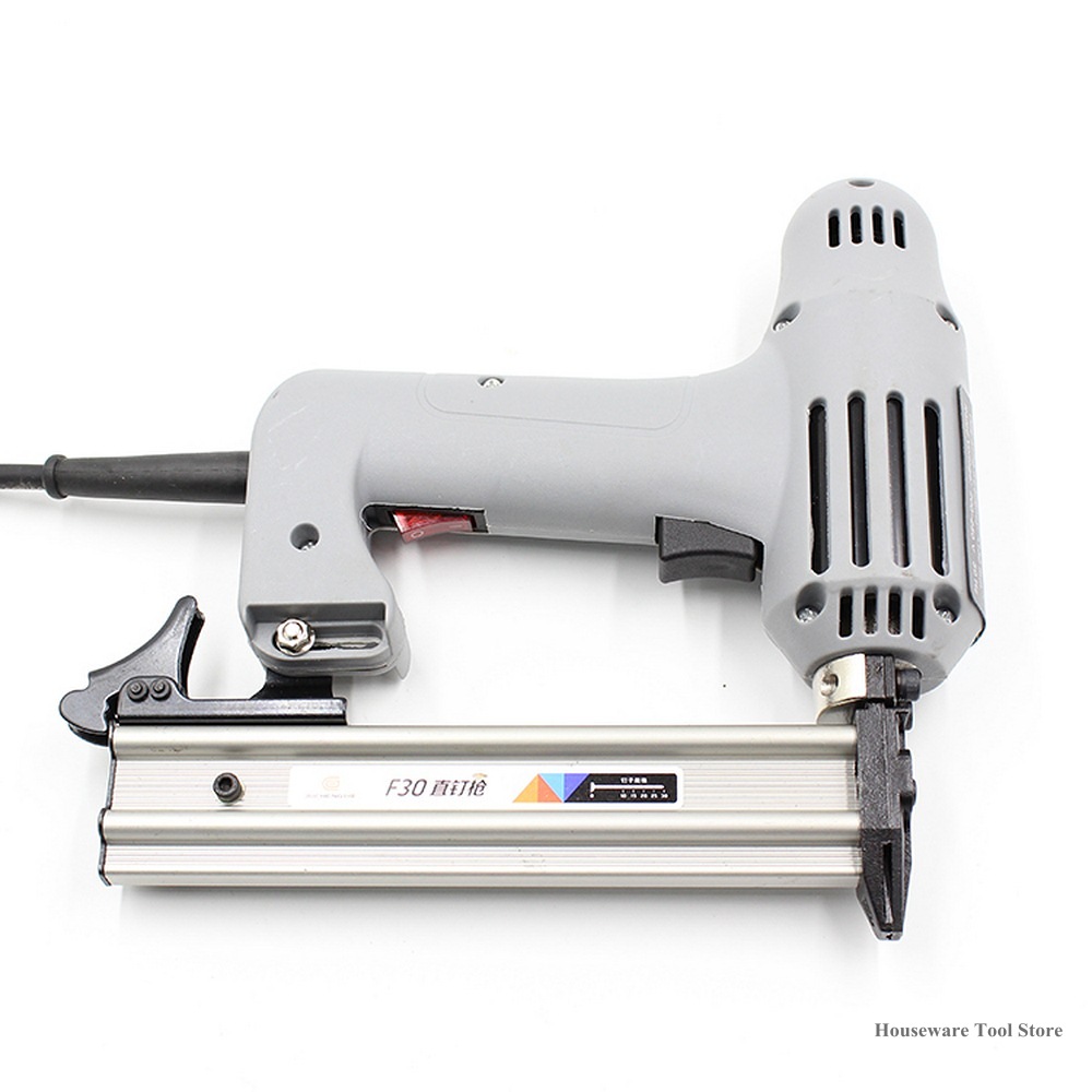 Nail Gun Brad - 220V Elektrische Nietmachine Rechte Schiethamer Framing