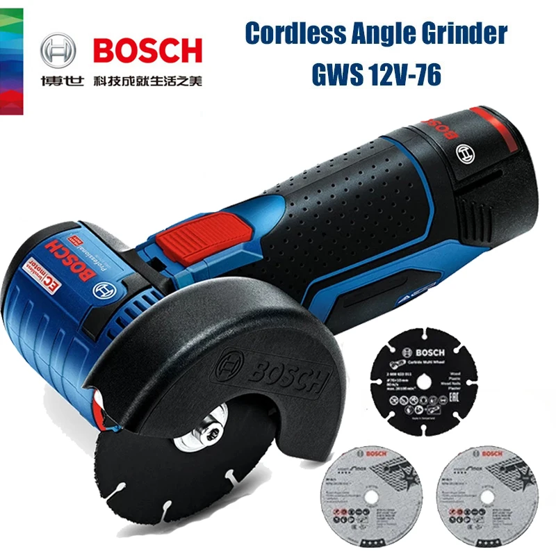 Power Tools Bosch - Bosch GWS 12V-76 Professional 12V Draadloze