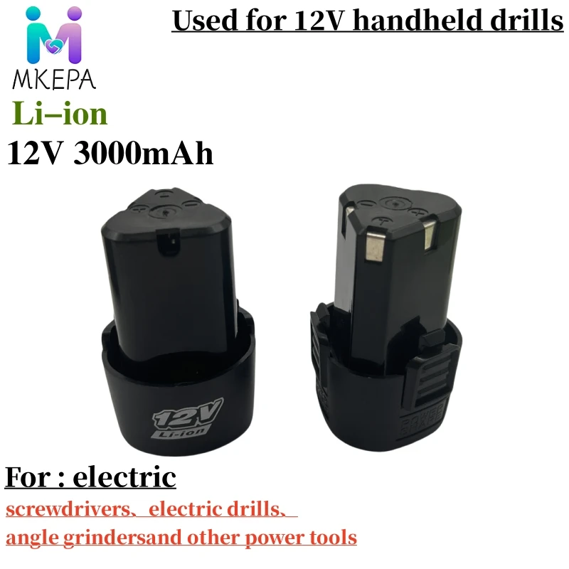 Power Tools Makita Set - nieuwe 12V 3000mAh universele oplaadbare lithiumbatterij