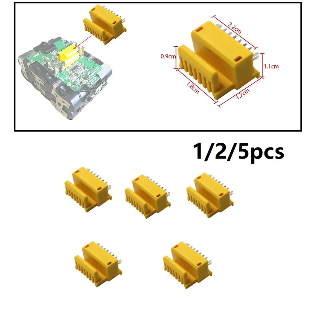 Power Tools Yellow - Geel/PCB/Connector Terminal Voor 18V BL1850 BL1830