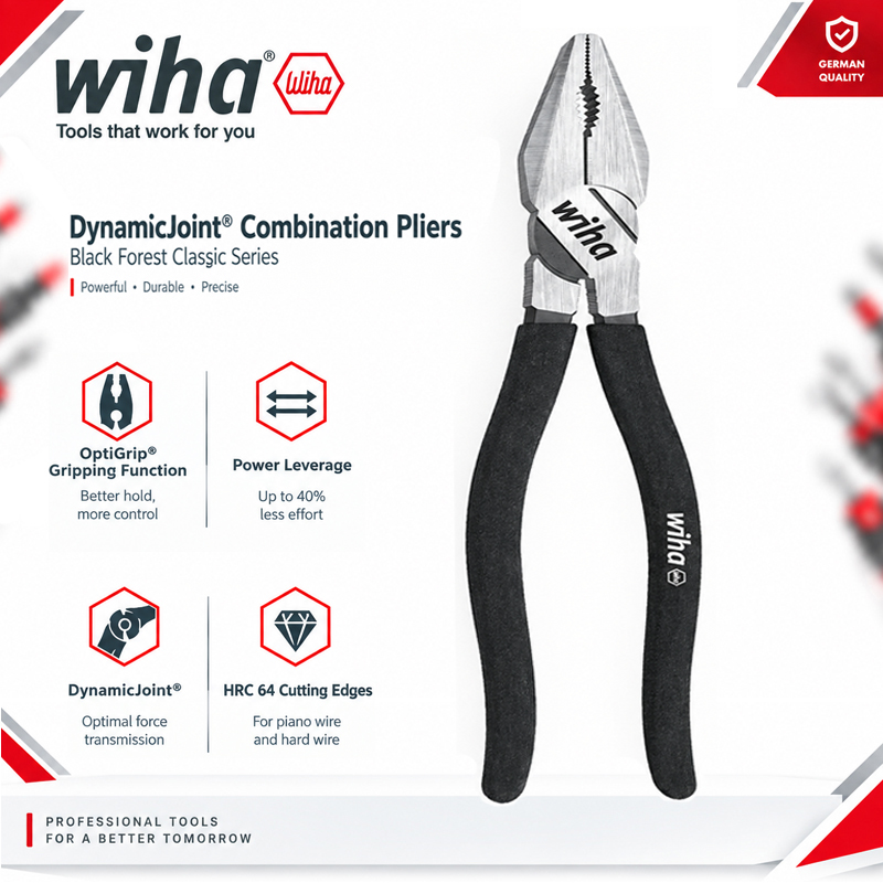 Power Tools Germany - Wiha 45838 Dynamische verbinding ® Black