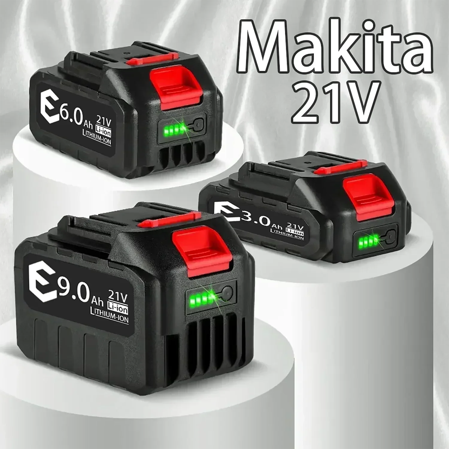Power Tools Makita Set - 18V 21V 388vf Batterij Oplaadbare 3000Mah