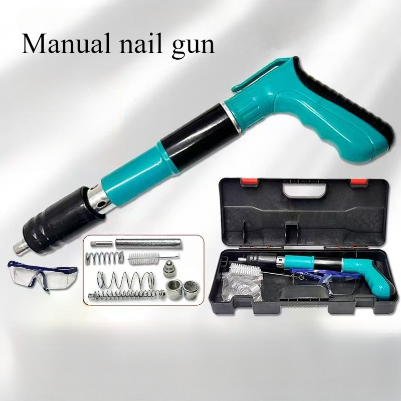 Nail Gun Brad - Handmatig stalen nagelpistool, klinkgereedschap, wandbevestiging, metaalbewerking,