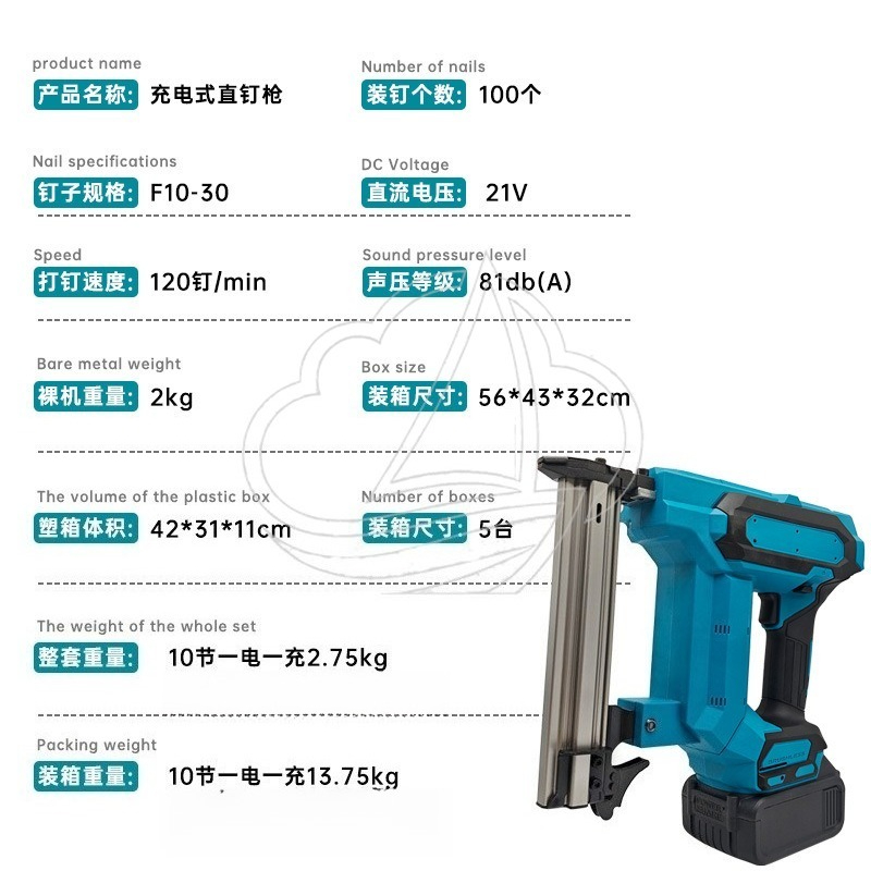 Draadloze F30 Brad Nailer bors - Nail Gun Brad recensie en prijs