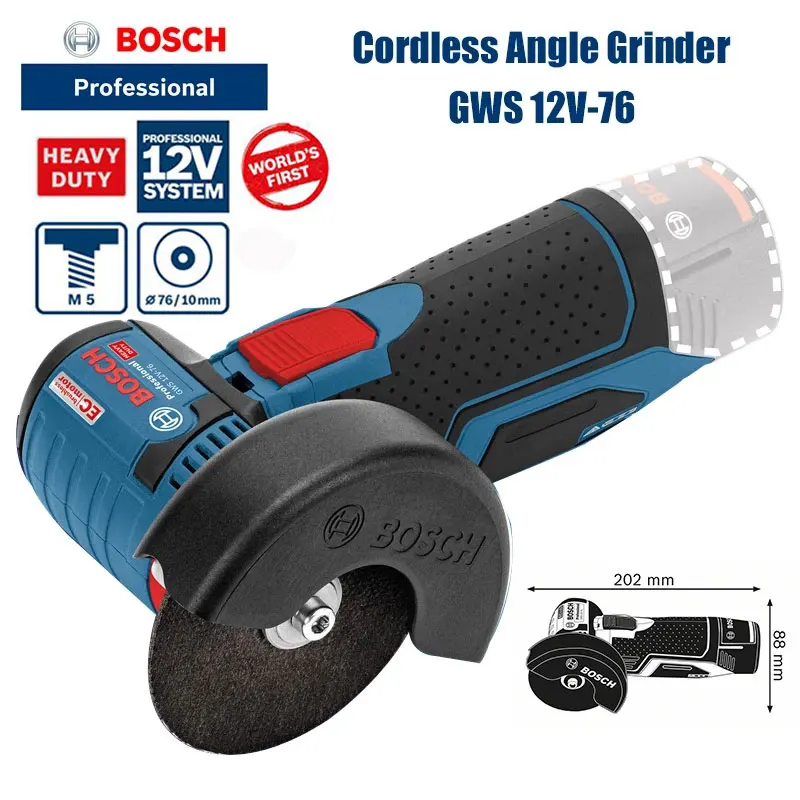 Bosch GWS 12V-76 Professional  - Power Tools Bosch recensie en prijs