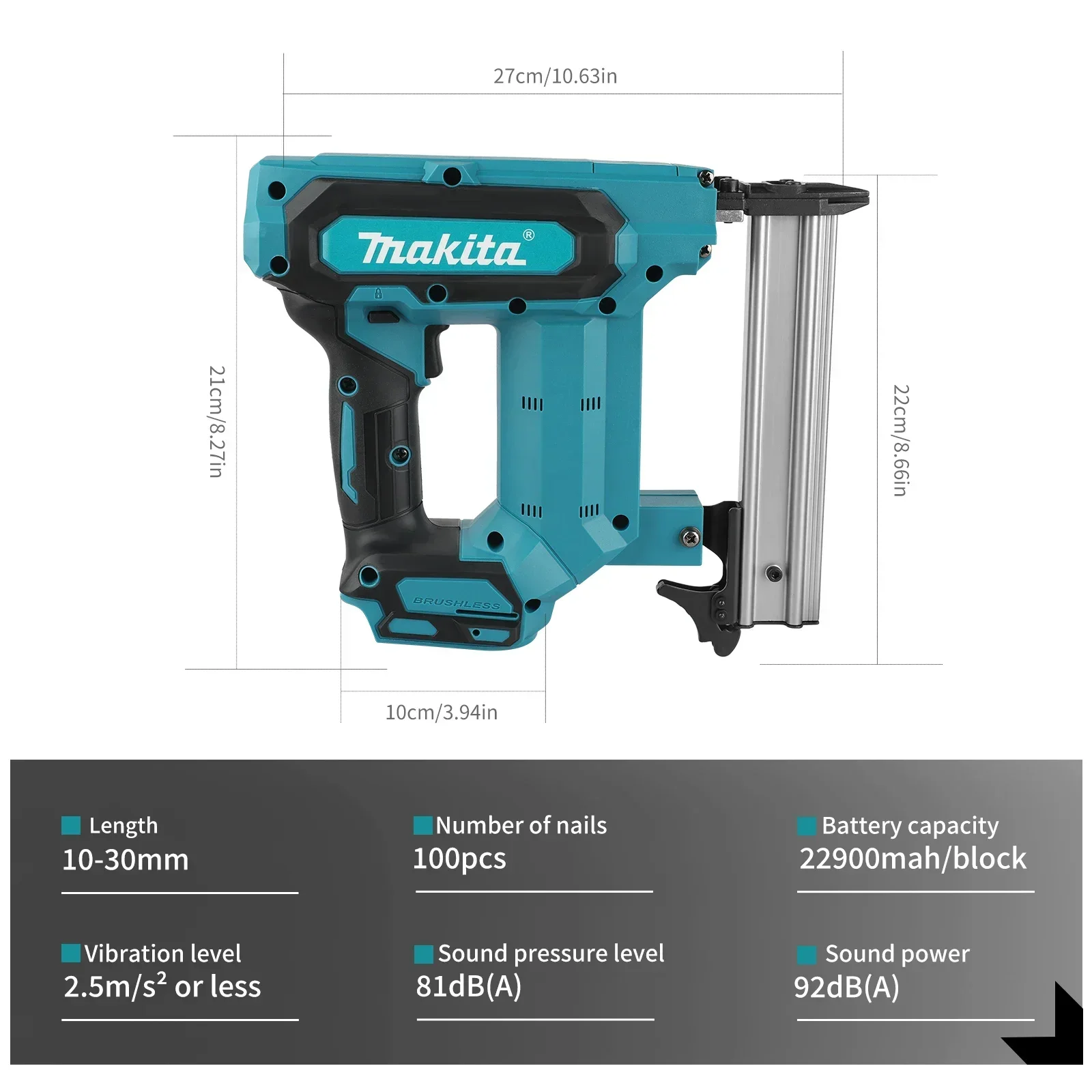 Makita F30 Oplaadbare Rechte N - Nail Gun Brad recensie en prijs