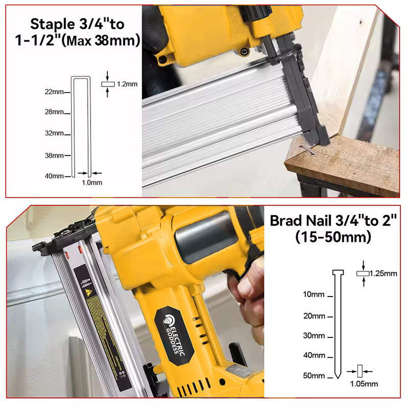 Borstelloze Elektrische Brad S - Nail Gun Brad recensie en prijs