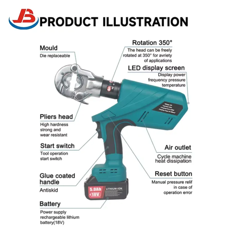 JB-300R accu-aangedreven krimp - Power Tools Jb recensie en prijs