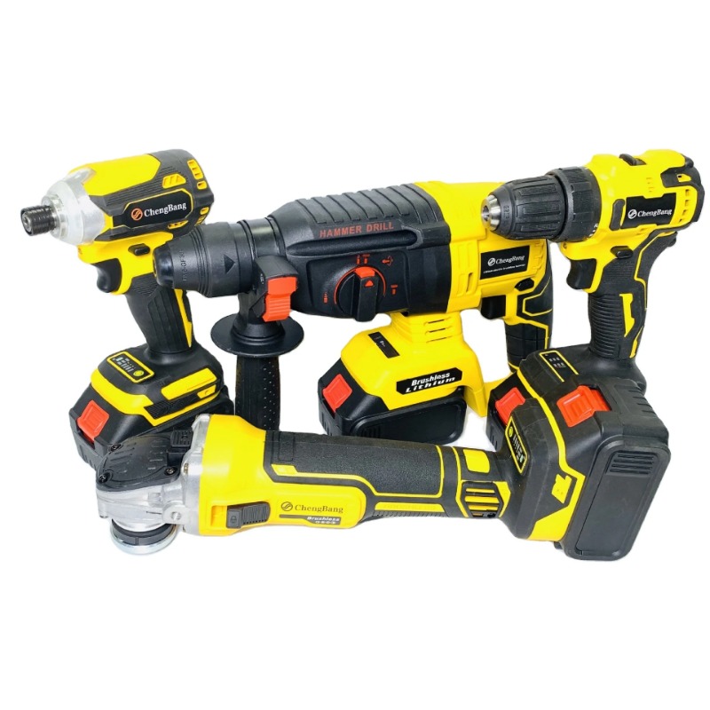 2026 Set van 4 stuks combinati - Power Tools Yellow recensie en prijs