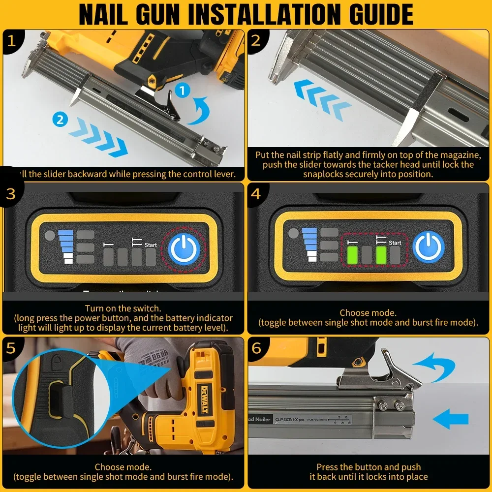 Voor de DeWALT F30 20V draadlo - Nail Gun Brad recensie en prijs